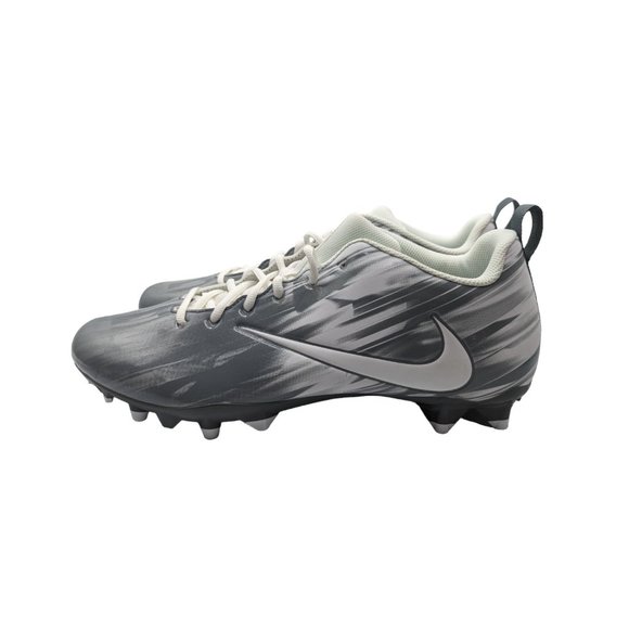 Nike Vapor Varsity Low Lax White Cool Grey Mens Lacrosse Cleats Size 14 US New main image 4